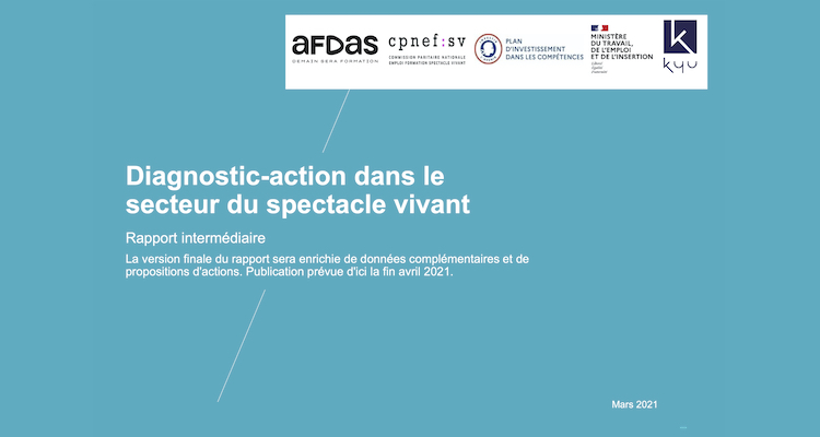 Diagnostic action spectacle vivant Rapport intermediaire Mars 2021