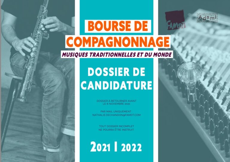 bourse de compagnonnage musiques traditionnelles et du mond