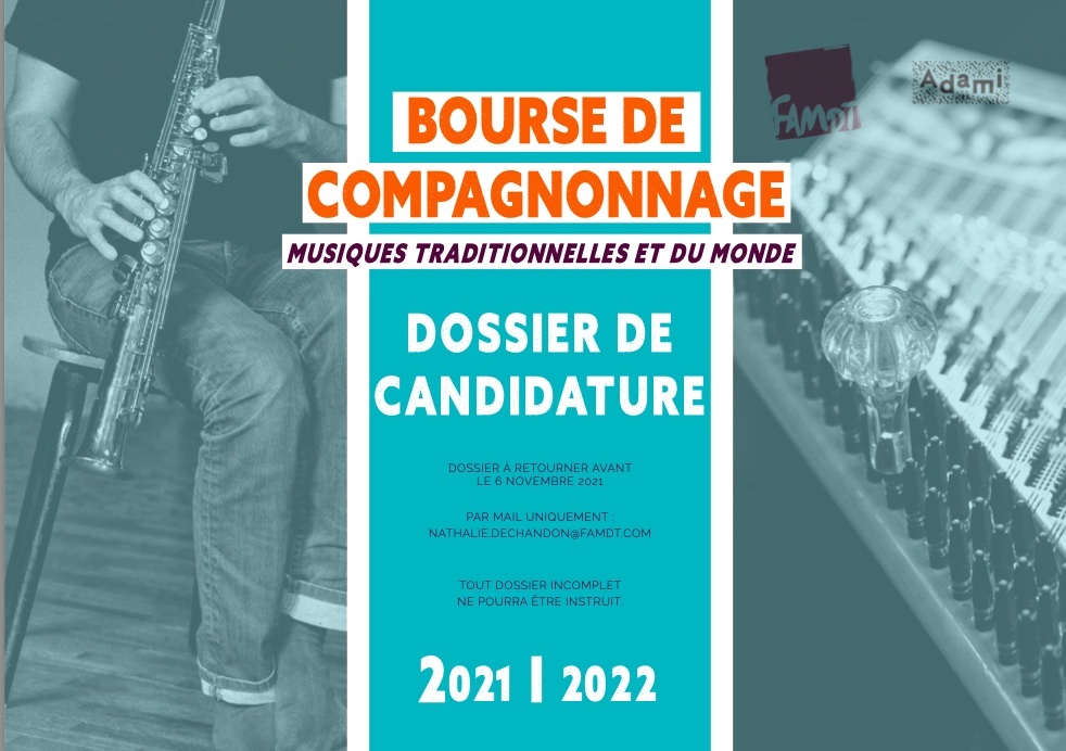 bourse de compagnonnage musiques traditionnelles et du mond