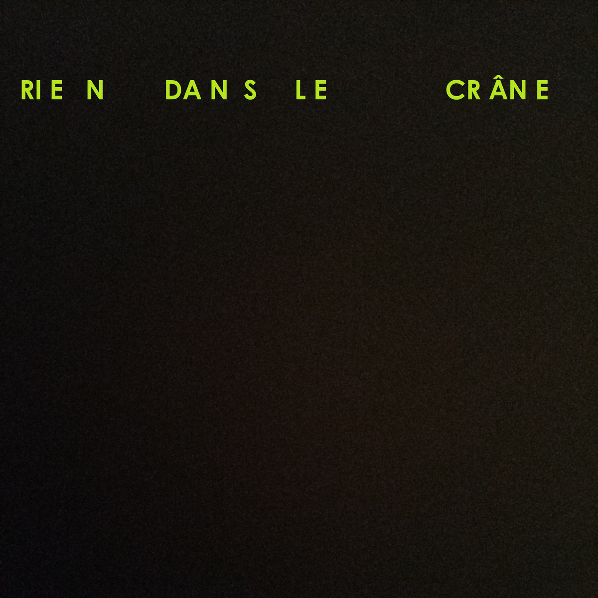 Rien dans le crâne
